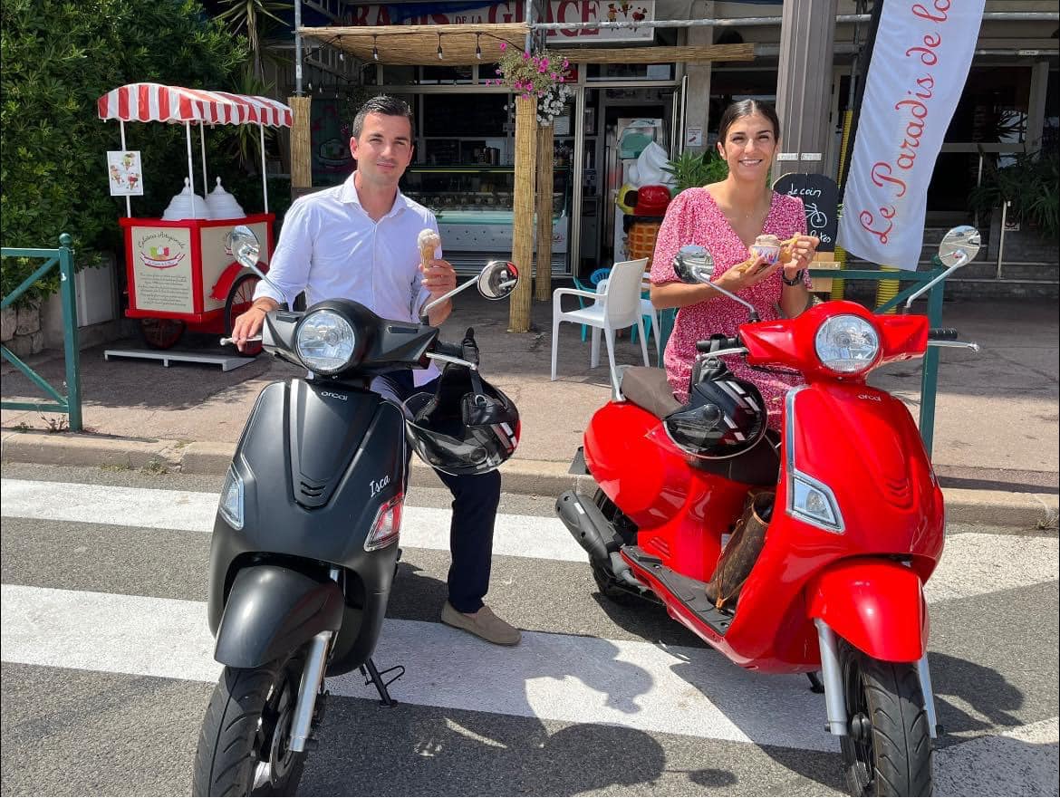 scooter Peugeot en location à Monaco, Menton, Roquebrune Cap Martin, Cap d'Ail, Eze